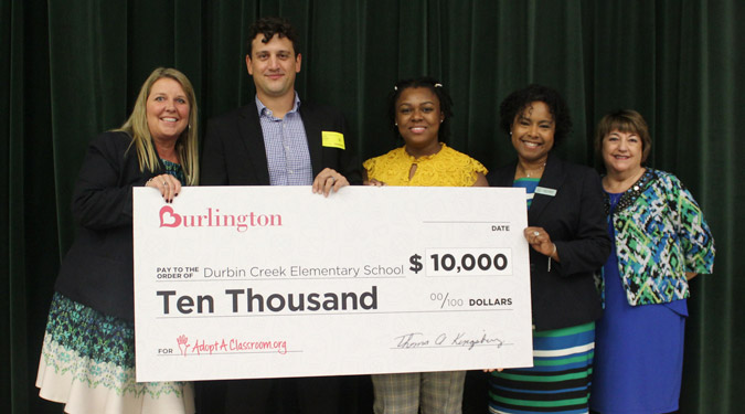 Burlington Coat Factory Donation