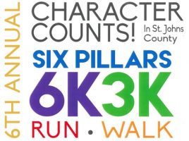 2018 CHARACTER COUNTS! 6 Pillars 6K/3K Run/Walk