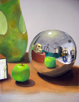 Clingan-Darack still life w sphere