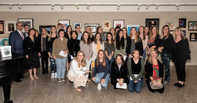 All County High School Art Show 2020 Group Photo