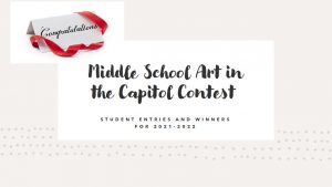 Middle School Art in the Capitol
