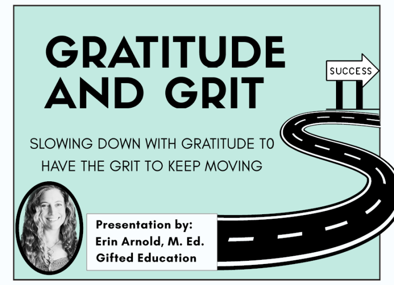 Gratitude and Grit - Slowing Down with Gratitude to Have the Grit to Keep Moving
