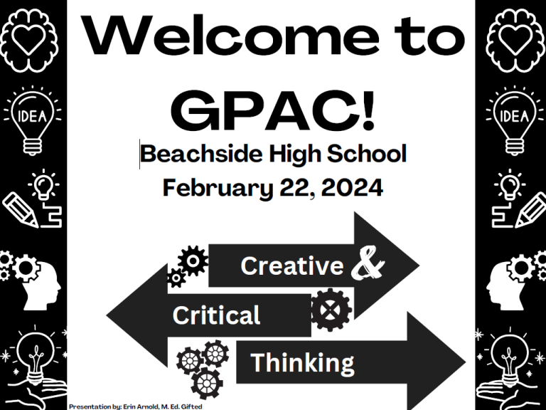 GPAC Critical and Creative Thinking Presentation