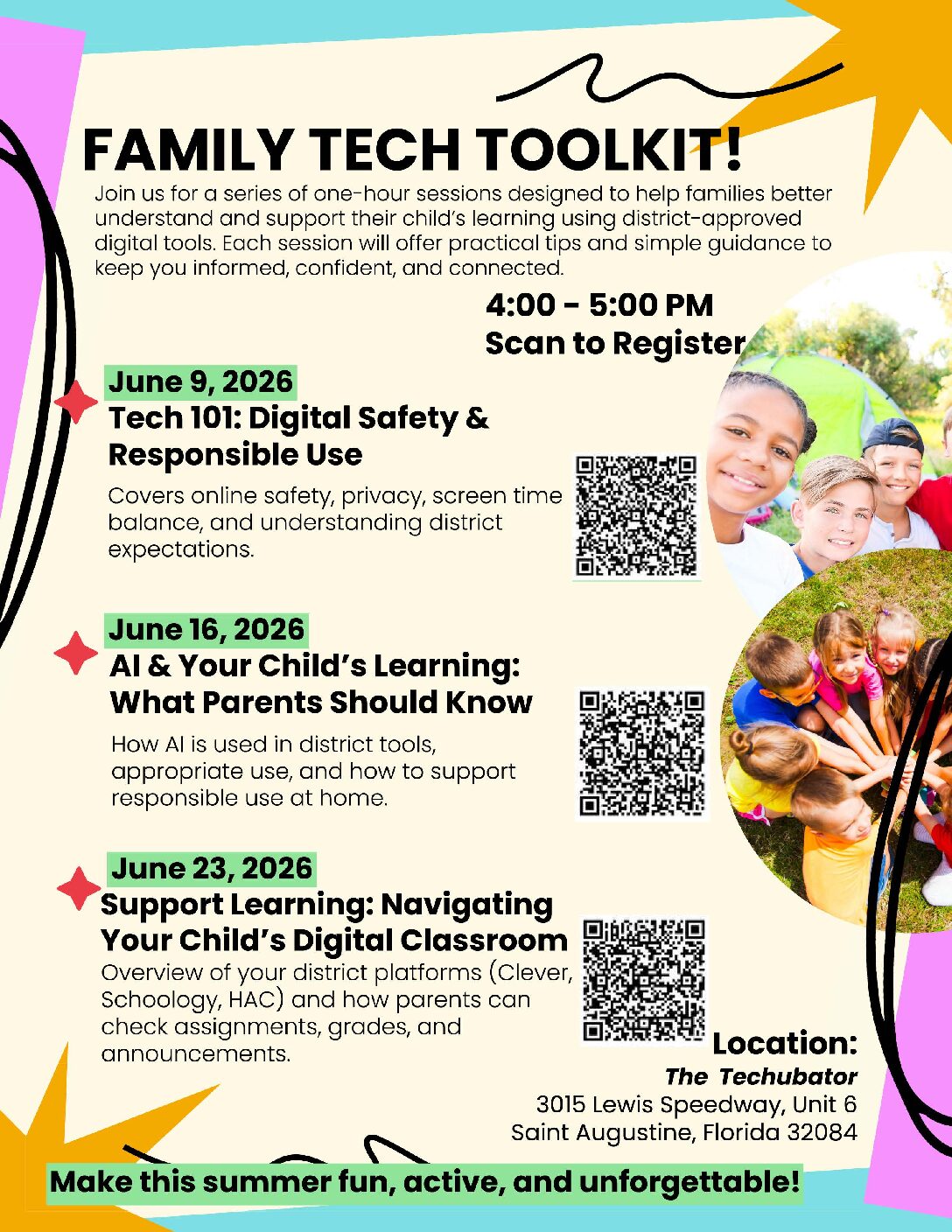 Family Tech Toolkit Flyer