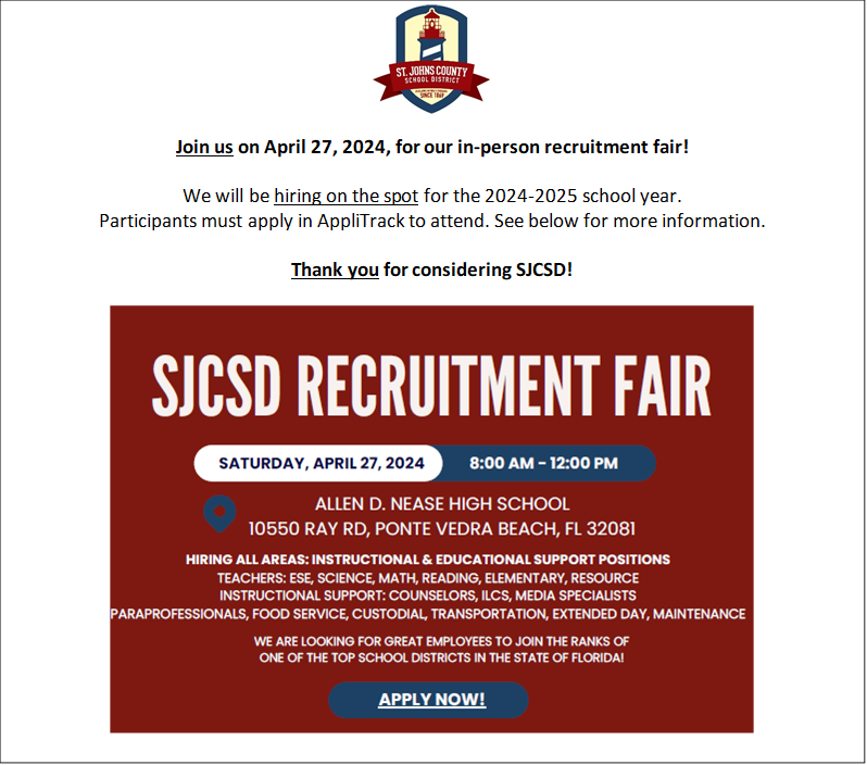 Careers – St. Johns County School District