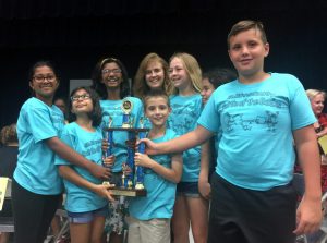 The Palencia Pirates Team at the 2018 Battle of the Books