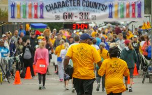 Runners participating in the 2019 Character Counts Run/Walk