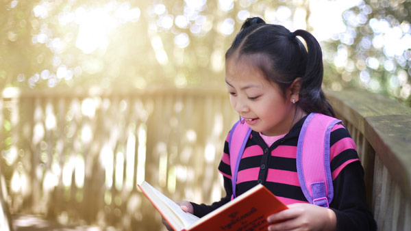 Girl Reading Book