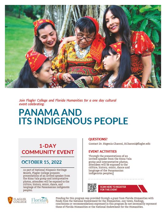 Panama and Its Indigenous People Event Flyer 10-15-2022