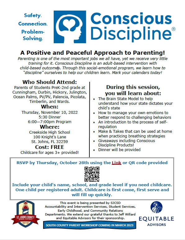 Conscious Discipline Parent Workshop