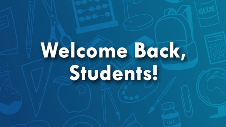 Welcome Back, Students!