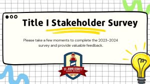 Title I Stakeholder Survey