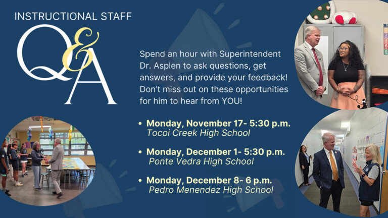 Q & A Sessions for Instructional Staff