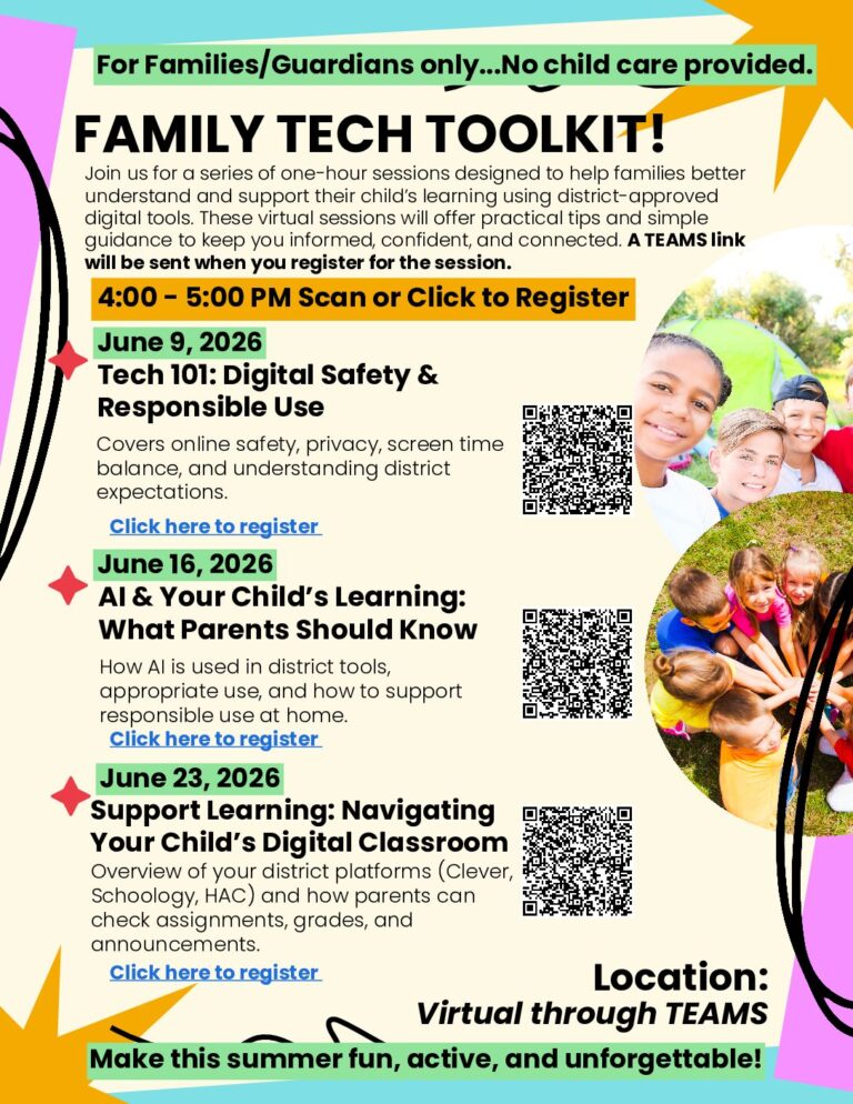 Family Tech Toolkit Flyer