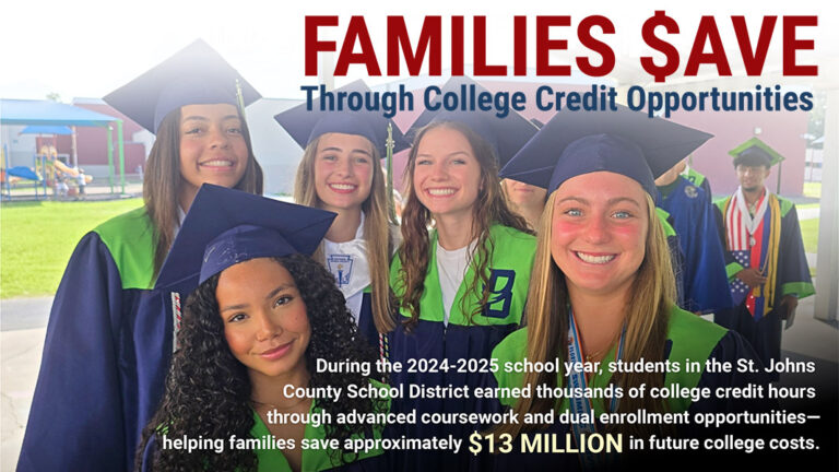 Families save through college credit opportunities
