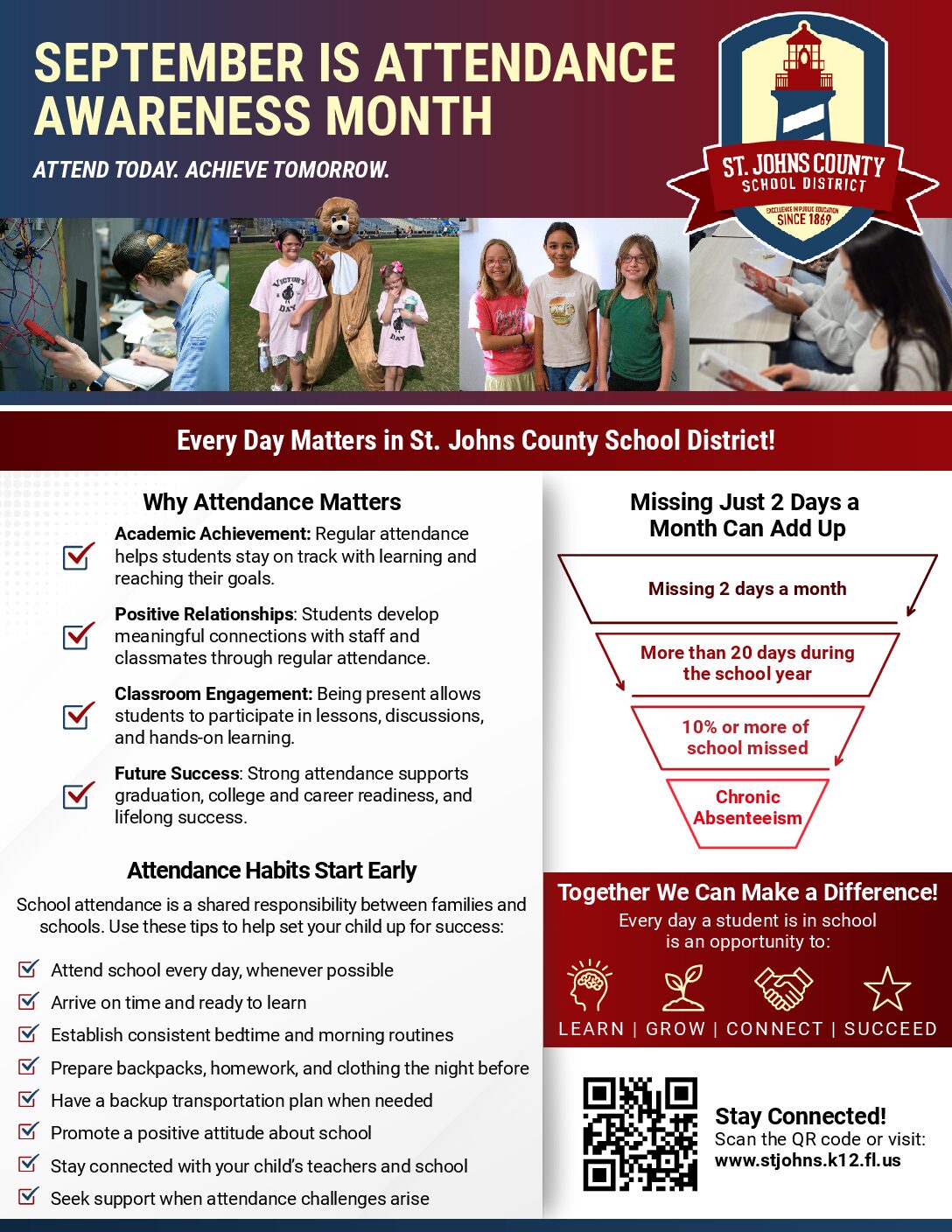Attendance Awareness Month Flyer