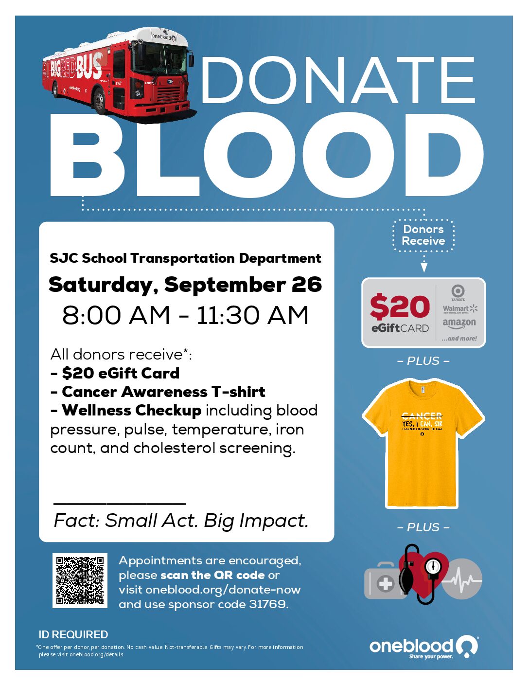 Donate Blood Flyer