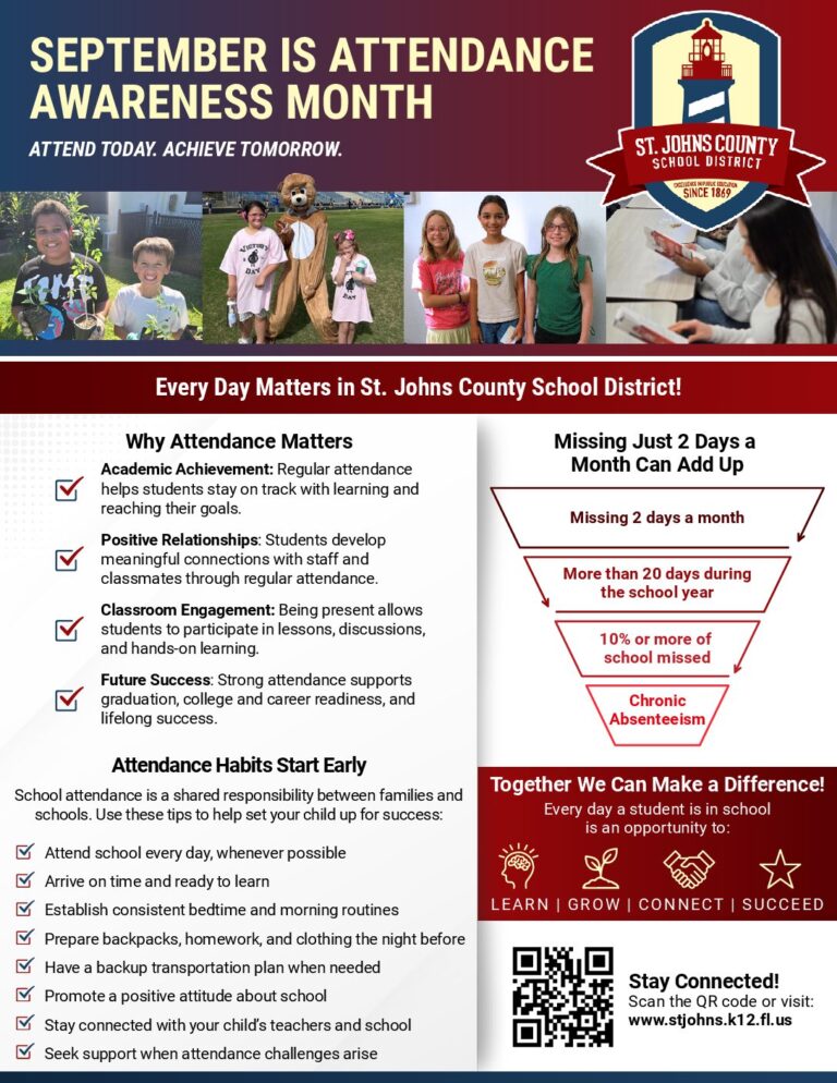 Attendance Awareness Month Flyer