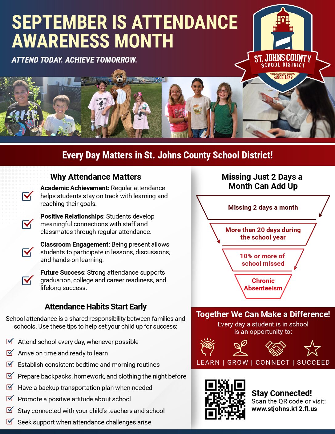 Attendance Awareness Month Flyer