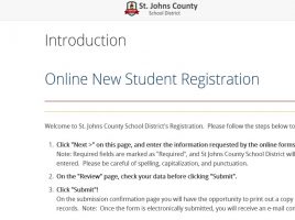 New Student Online Registration System